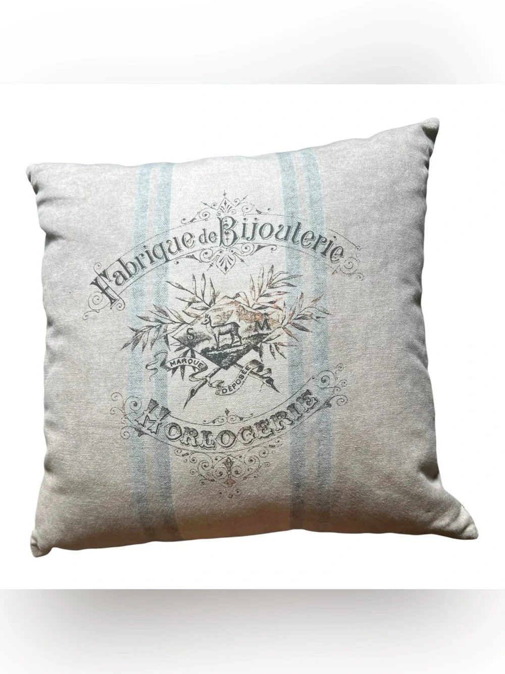Rustic French Farmhouse Pillow by Artanlei